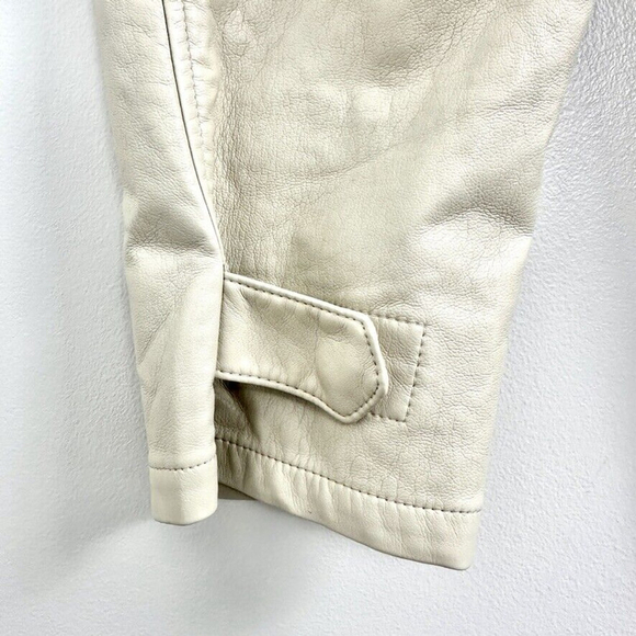 Wilfred Modern Cargo Pant Faux Leather Women's Size 0 Birch Beige - Picture 7 of 13